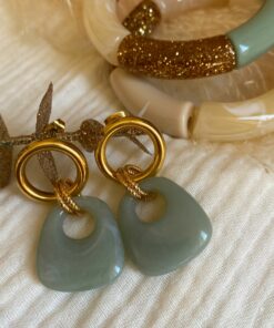 Boucles d&rsquo;oreilles Ambre